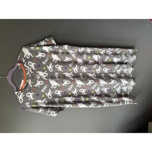 Women's Halloween Ghost Print Nightshirt Size 8-10